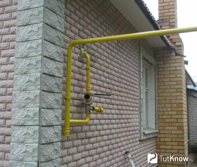 Газопровод из стальных труб