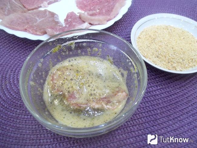 Мясо вымочено в льезоне