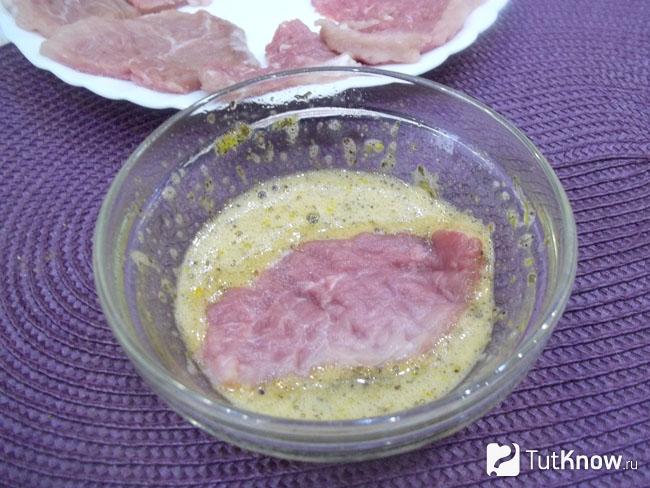 Мясо вымочено в льезоне