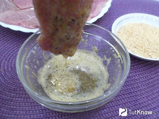 Мясо вымочено в льезоне