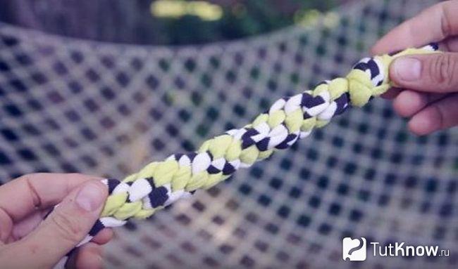 Пример самодельной игрушки для собаки