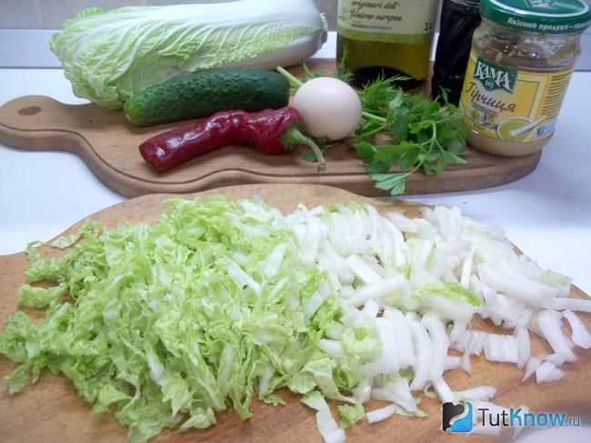 Капуста нашинкована соломкой
