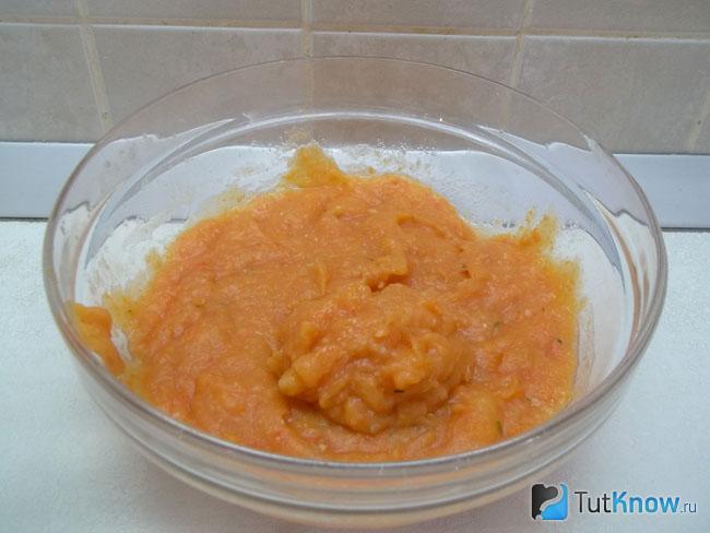 Овощи пюрированы