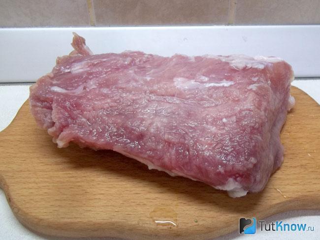 Мясо вымыто от соли