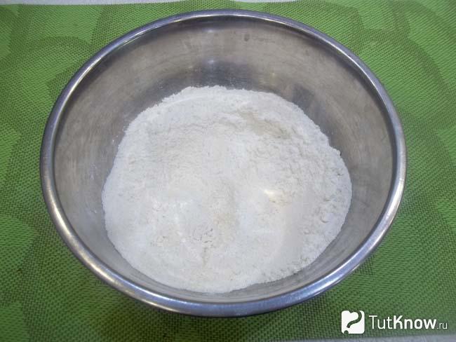 Сухие продукты перемешаны