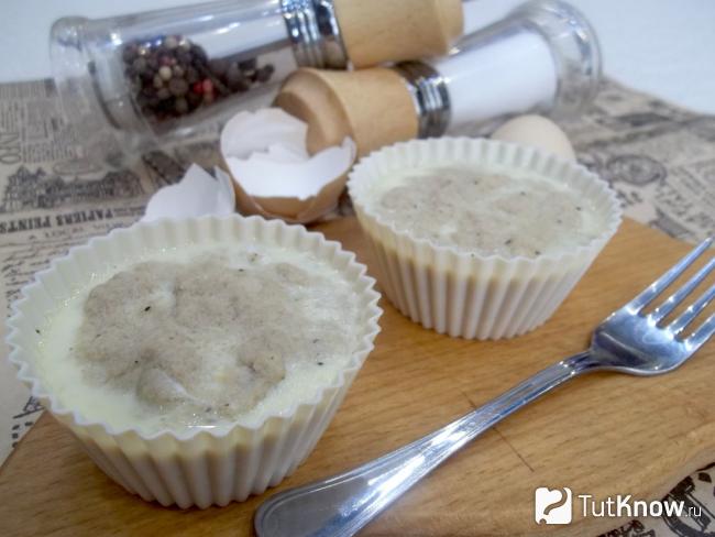 Готовое мясное суфле с манкой на пару