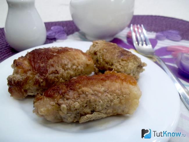 Готовые мясные пальчики с фаршем