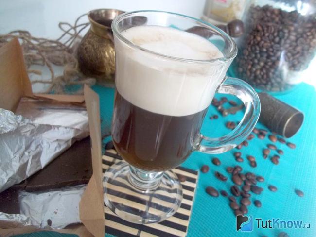 Готовый кофе со сливками