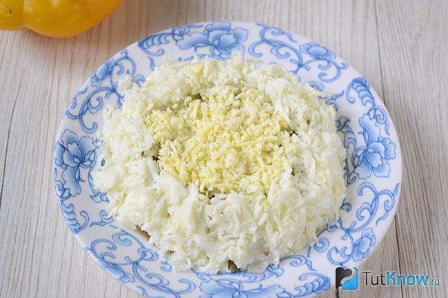 Заготовка под салат с курицей