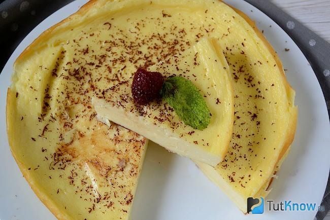 Творожная запеканка без муки и манки
