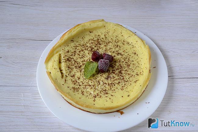 Готовая творожная запеканка