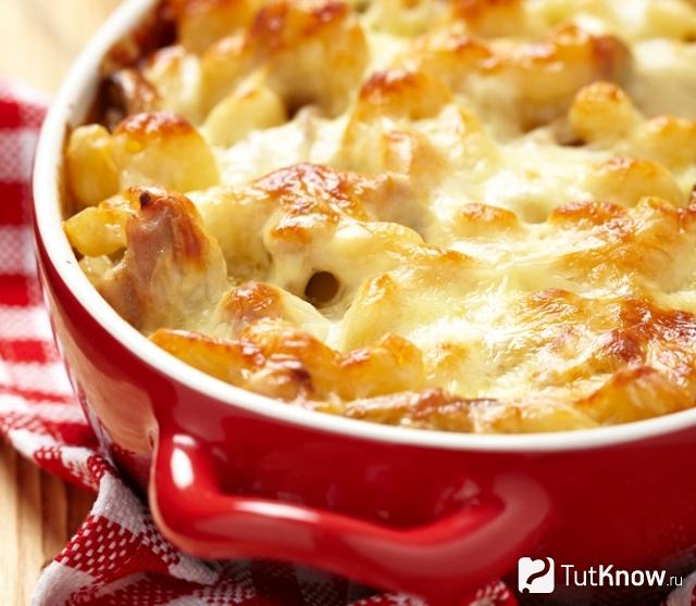 Жульен с курицей и грибами