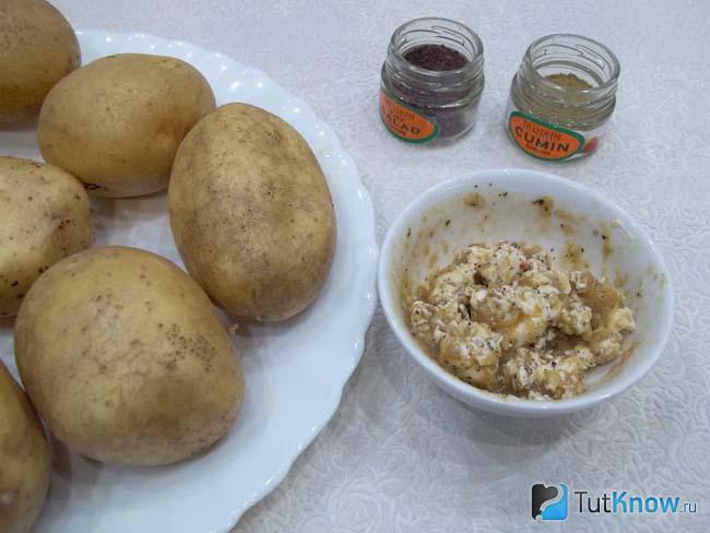 Масло перемешано