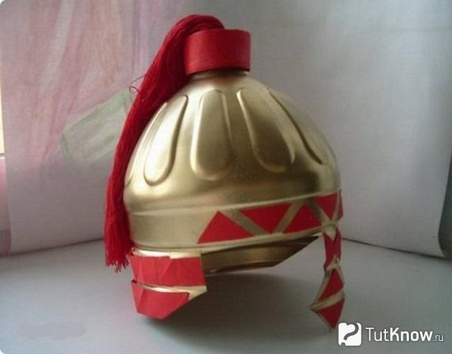 Шлем из пластиковой бутылки