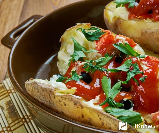 Запеченный картофель по-турецки