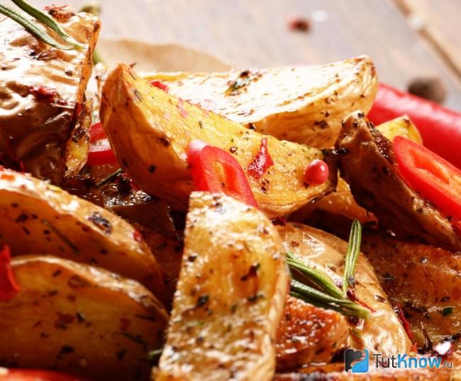 Запеченный картофель по-турецки