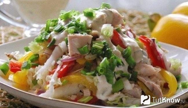 Салат «Курочка-Снегурочка»