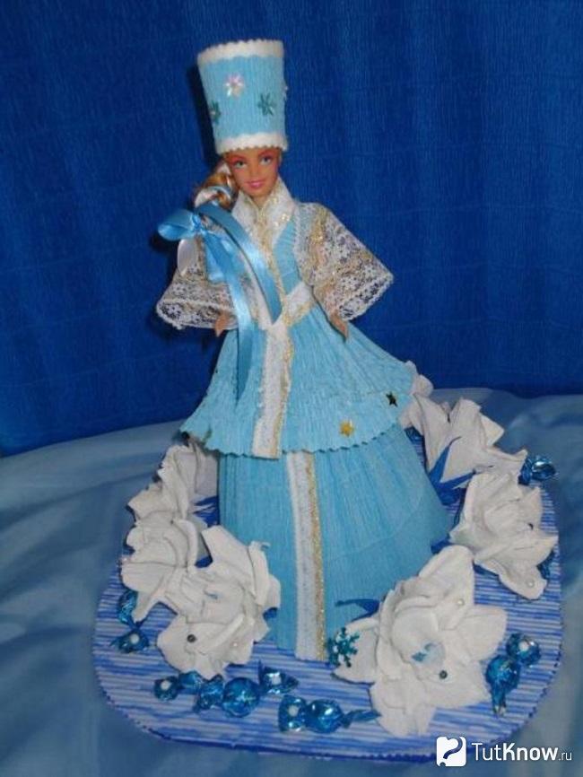 Кукла внучка Деда Мороза