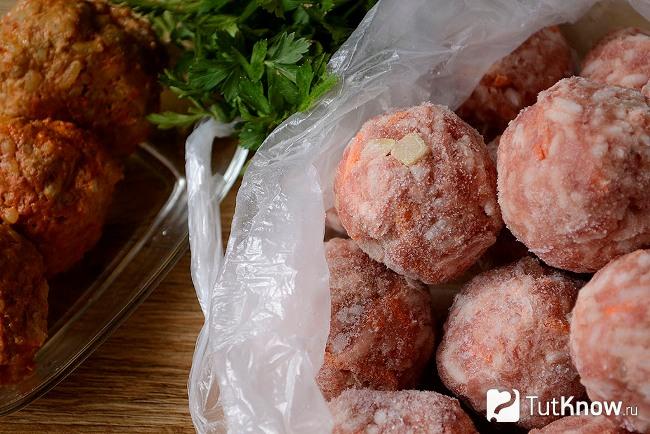 Заготовка мясных полуфабрикатов – тефтелей с рисом