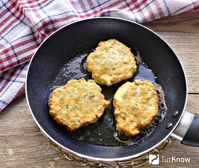 Оладьи из куриной грудки на сковороде