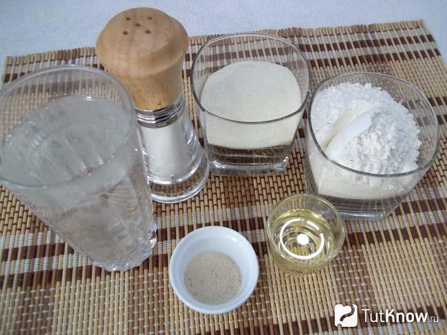 Подготовлены продукты для теста