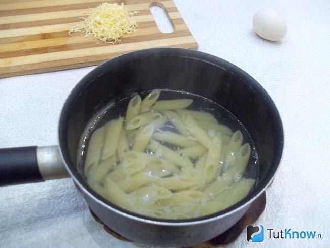 Макароны отварены