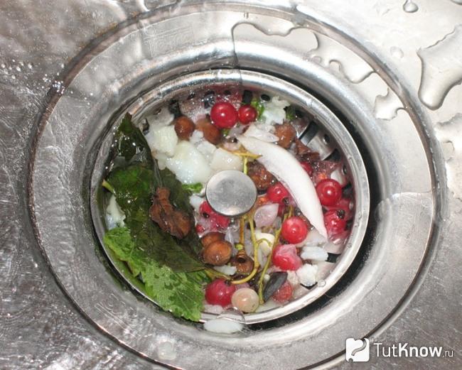 Засор раковины