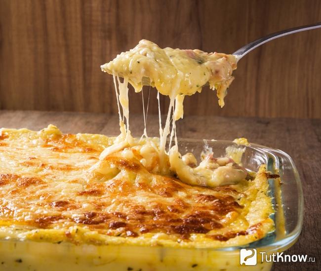 Гратен с сыром Нешатель