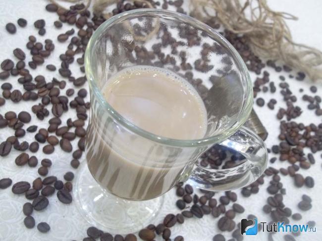 Готовый кофе без воды на молоке