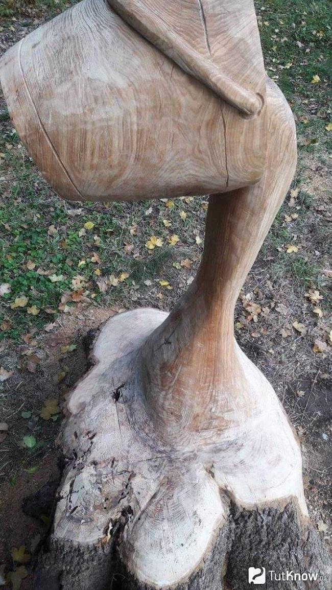 Скульптура из пня