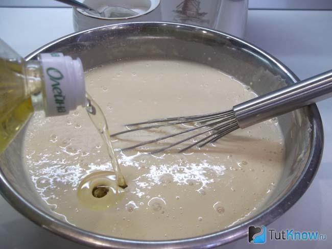 К продуктам добавлено растительное масло
