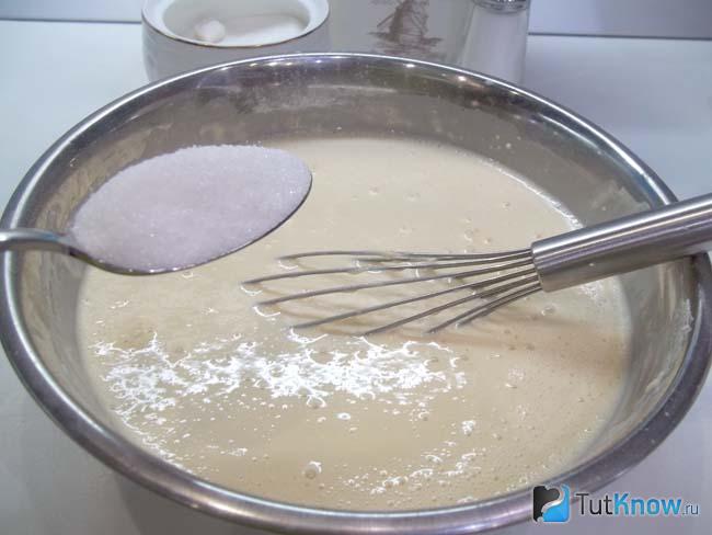 К продуктам добавлен сахар