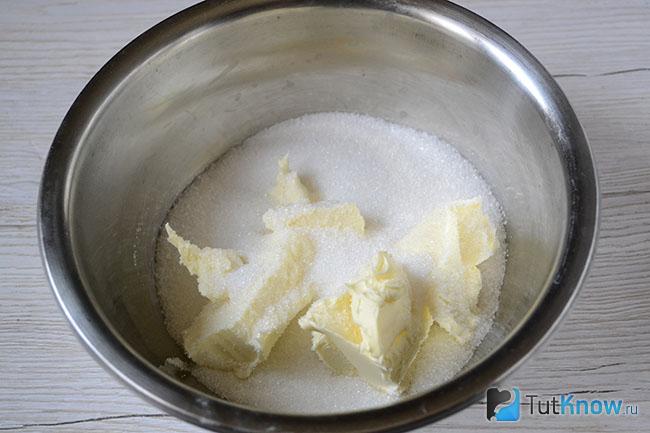 Сахарный песок со сливочным маслом
