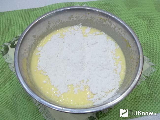 К продуктам добавлена мука