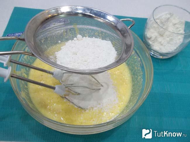 К продуктам добавлена мука
