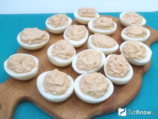 Белки заполнены начинкой