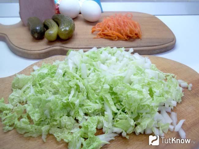 Капуста нашинкована