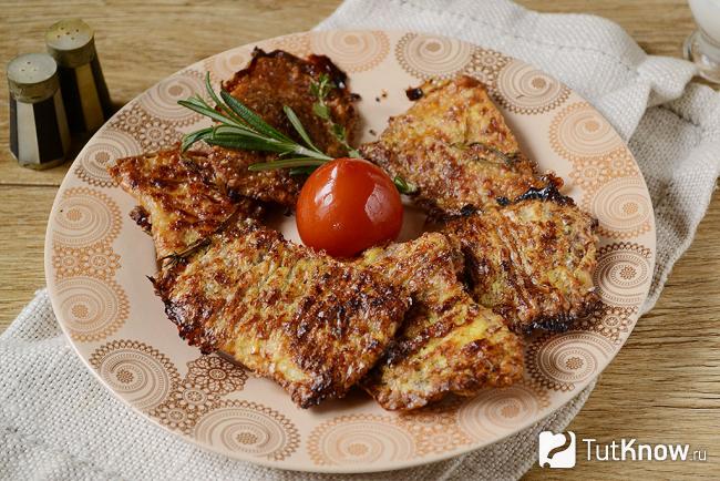 Вкусные отбивные в духовке без масла