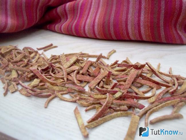 Готовая кожура граната сушеная (для чая)