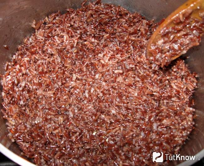 Приготовление красного риса