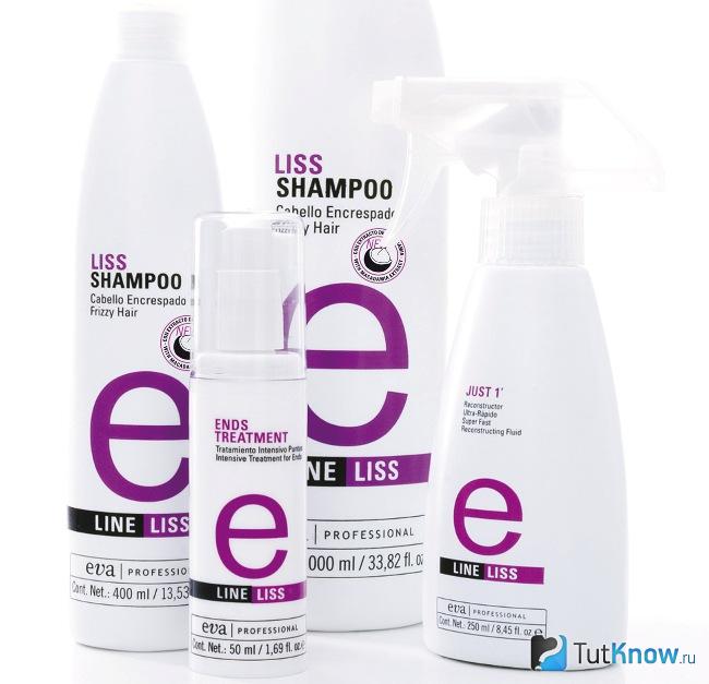 Косметика для кутикулярного глянцевания волос от EVA Professional