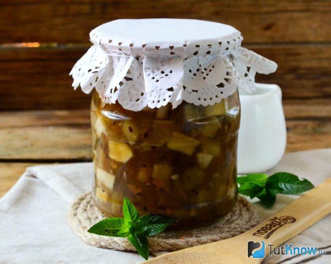 Варенье из огурцов с крыжовником