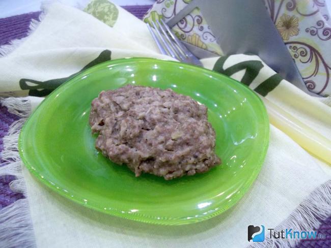 Готовые печеночные котлеты паровые