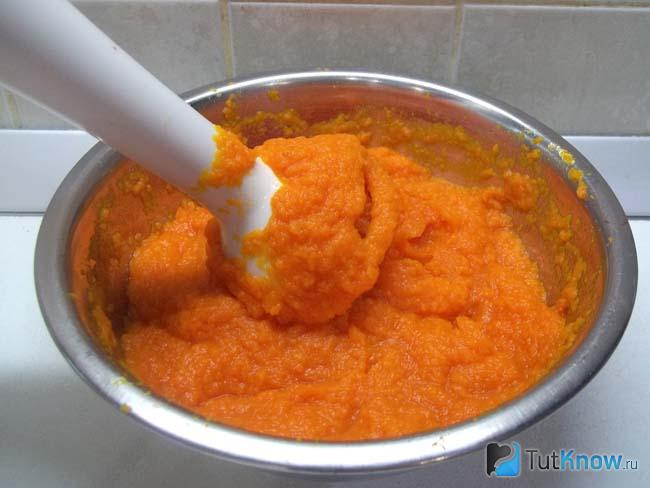 Мякоть пюрирована