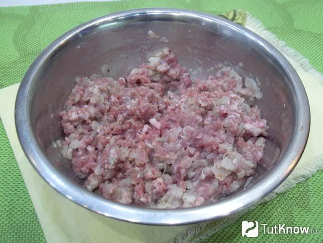 Фарш перемешан