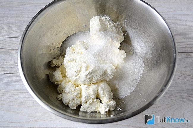 Творог с сахаром