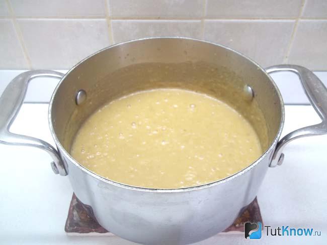 Чечевица пюрирована
