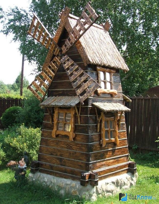 Мельница в русском стиле