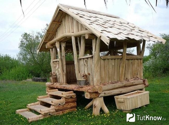 Беседка в русском стиле
