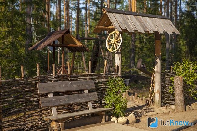 Уголок отдыха в русском стиле
